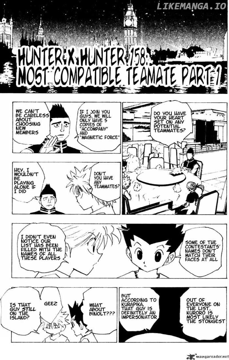 Hunter x Hunter, Chapter 158 image 02